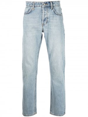 Прямые джинсы Ray с эффектом потертости Neuw. Цвет: синий