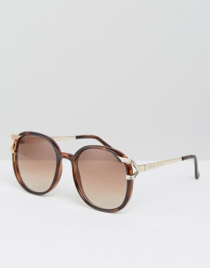 Круглые солнцезащитные очки в винтажном стиле Lovin-Коричневый Somedays