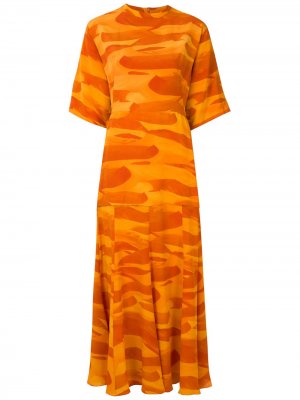 Платье-футболка Andrea Marques. Цвет: оранжевый