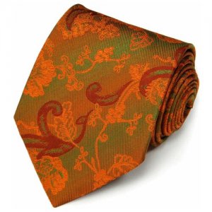 Яркий молодежный галстук 837292 Christian Lacroix. Цвет: оранжевый
