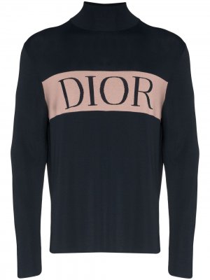 Джемпер вязки интарсия с логотипом Dior Homme