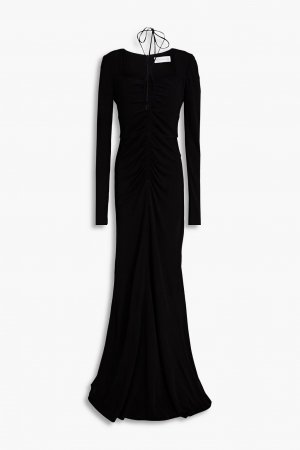 Платье Riccardo из эластичного джерси со сборками REBECCA VALLANCE, черный Vallance