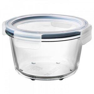 ИКЕА 365 Крышка от контейнера для пищевых продуктов круглая стеклянная пластиковая 600 мл IKEA