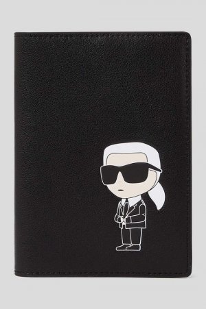 Кожаный визитница , черный Karl Lagerfeld