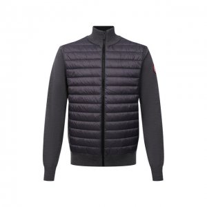 Комбинированный кардиган Canada Goose. Цвет: серый