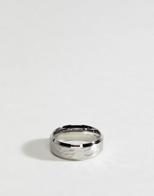 Серебристое фактурное кольцо Fred Bennett. Цвет: серебряный