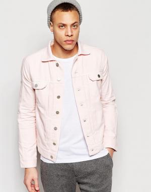 Джинсовая куртка с 2 карманами Axel Waven. Цвет: розовый