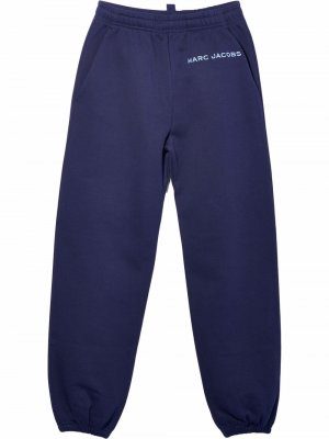 Sweatpants logo track pants Marc Jacobs. Цвет: синий