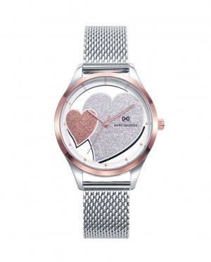 Женские стальные часы Shibuyam с блестящим циферблатом , серебро Mark Maddox