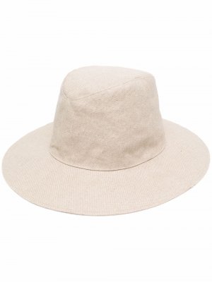Льняная шляпа UNDERCOVER. Цвет: нейтральные цвета