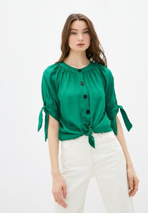 Блуза Code. Цвет: зеленый