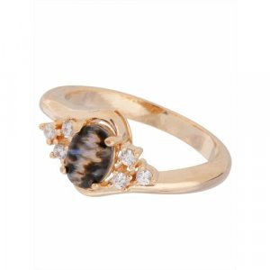Кольцо помолвочное , ракушка, размер 18, мультиколор Lotus Jewelry. Цвет: микс/мультиколор