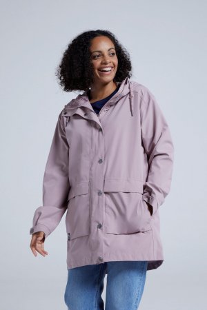Водонепроницаемая куртка Holywell, теплый дождевик с капюшоном из переработанного сырья , розовый Animal