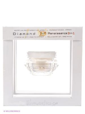 Крем для лица интенсивный восстанавливающий Diamond renaissance 3 in 1 Mastic Spa. Цвет: белый