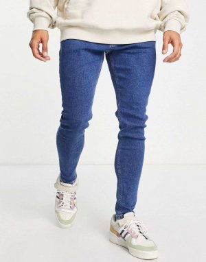Синие джинсы суперскинни из смесового хлопка - MBLUE Tommy Jeans