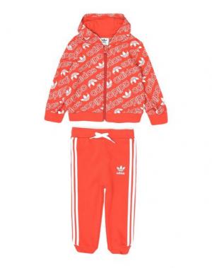 Спортивный костюм ADIDAS ORIGINALS. Цвет: красный