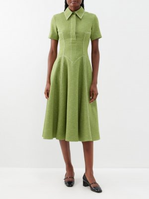 Джинсовое платье-рубашка jody , зеленый Emilia Wickstead