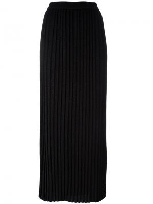 Straight pleated skirt Denia D'enia. Цвет: чёрный
