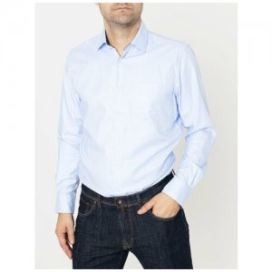 Мужская рубашка Pierre Cardin длинный рукав City 5797 (05797/000/26822/9001 Размер 46). Цвет: голубой