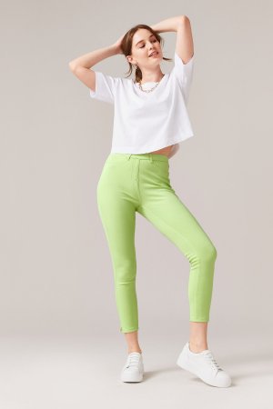 Укороченные джинсовые леггинсы , зеленый Next