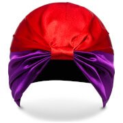 Тюрбан для волос SILKE Hair Wrap Dita - Purple and Red London
