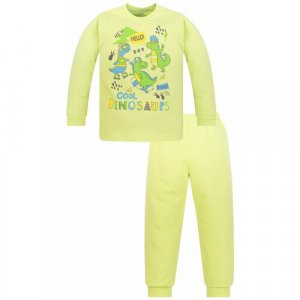 Пижама , размер 98, зеленый Утенок. Цвет: зеленый/салатовый
