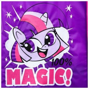 Дождевик детский 100% MAGIC!, My Little Pony, р-р L Hasbro. Цвет: фиолетовый
