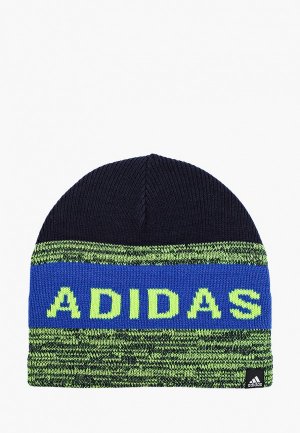 Шапка adidas LK BEANIE. Цвет: разноцветный