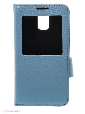 Чехол S - View на Samsung S5 Dimanche. Цвет: голубой