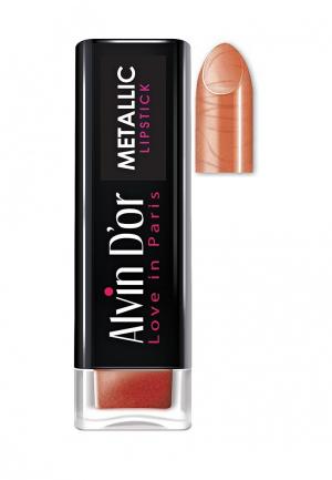Помада Alvin Dor D'or Metallic Lipstick Тон 15. Цвет: коралловый