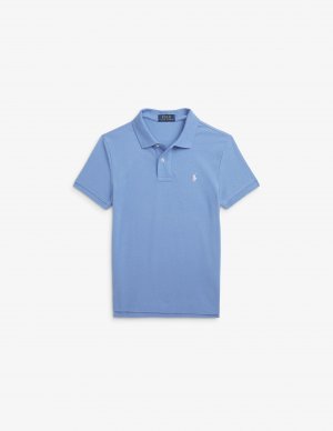 Узкая рубашка-поло Ralph Lauren, светло-синий Polo Lauren