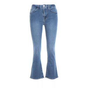 Джинсы le crop mini boot jeans smsn , синий Frame