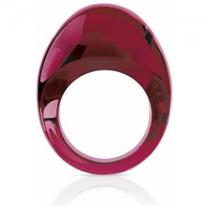 Кольцо , размер 17, красный Lalique. Цвет: красный