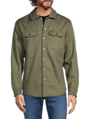 Куртка-рубашка на подкладке из искусственного меха , цвет Light Olive Matix
