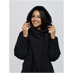 Куртка женская осенняя утепленная стеганная черная больших размеров SINOLI. Цвет: черный