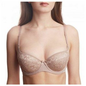 Бюстгальтер с плотной чашкой, на косточках 660040 (кофейный), 75B Aveline. Цвет: коричневый