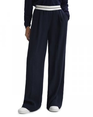 Широкие брюки Abigail без застежки REISS, цвет Blue Reiss