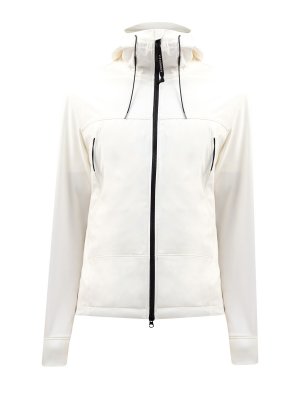 Куртка из быстросохнущего нейлона Shell-R с линзами Goggle на капюшоне C.P.COMPANY. Цвет: белый