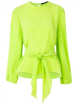 Блузка с завязками Eva. Цвет: зеленый