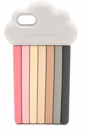 Силиконовый чехол для iPhone 7 Stella McCartney. Цвет: бежевый