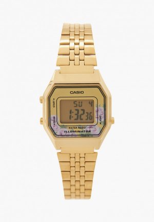 Часы Casio LA680WGA-4C. Цвет: золотой