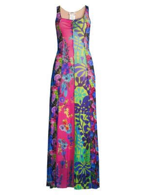 Платье макси Abito Lungo , разноцветный Fuzzi