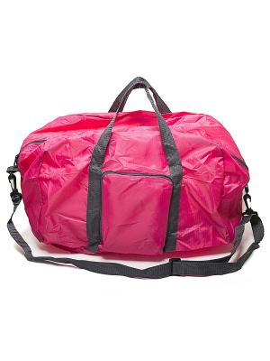Складная большая сумка, розовая Homsu. Цвет: розовый