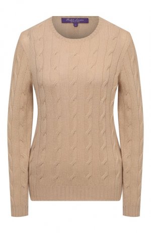 Кашемировый пуловер Ralph Lauren. Цвет: бежевый