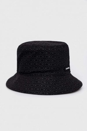 Хлопковая шляпа , черный Calvin Klein