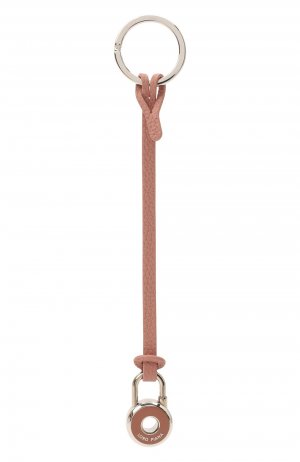 Кожаный брелок для ключей Loro Piana. Цвет: розовый