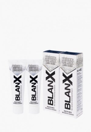 Комплект зубных паст Blanx 2* 75 мл. Цвет: белый