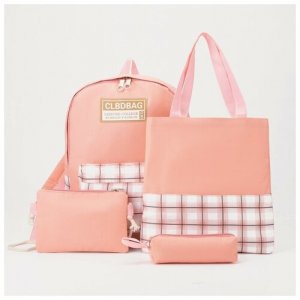 Рюкзак шоппер Noname, розовый Мастер К.