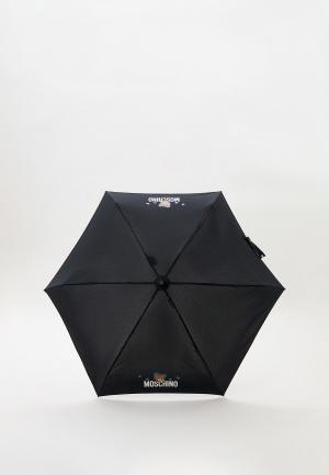 Зонт складной Moschino. Цвет: черный