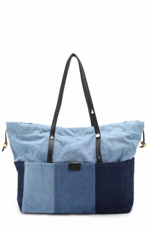 Текстильная сумка Chloé. Цвет: голубой